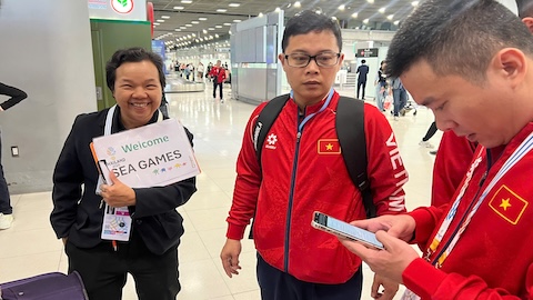 Đoàn thể thao Việt Nam đã có mặt tại SEA Games 33